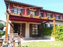 Pérgola de Madera 16x10, con toldo plano. 