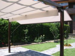 Prgola de 2 porteras, ideal para su jardn o terraza.