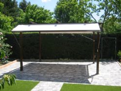 Toldo punto recto con cofre